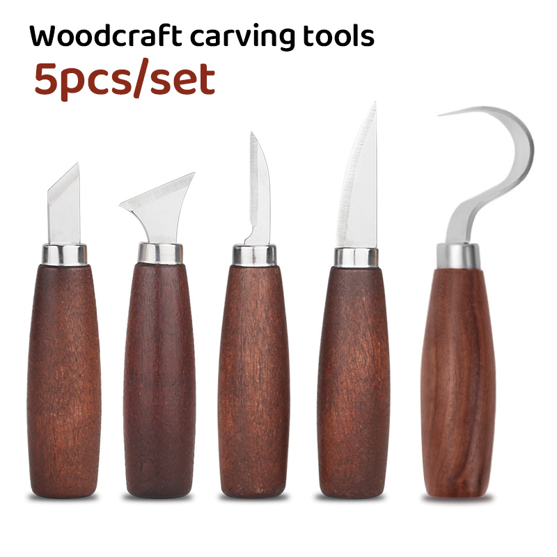 Woodworking Knife - 5 قطعة أدوات لنحت الخشب إزميل