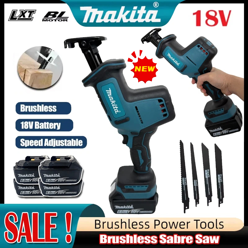 Woodworking Electric Saw - منشار ماكيتا اللاسلكي الجديد 2026 بدون