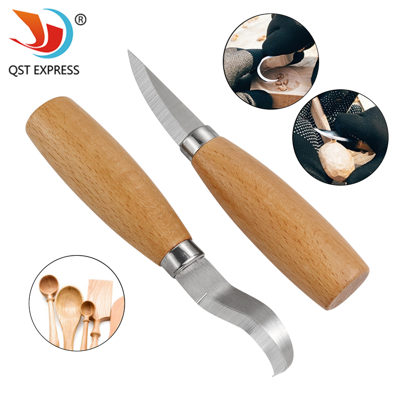 Woodworking Knife - الفولاذ المقاوم للصدأ نحت سكين خشب