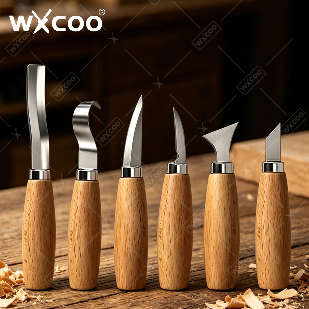 Woodworking Knife - أدوات نحت الخشب المقوسة من WXCOO،