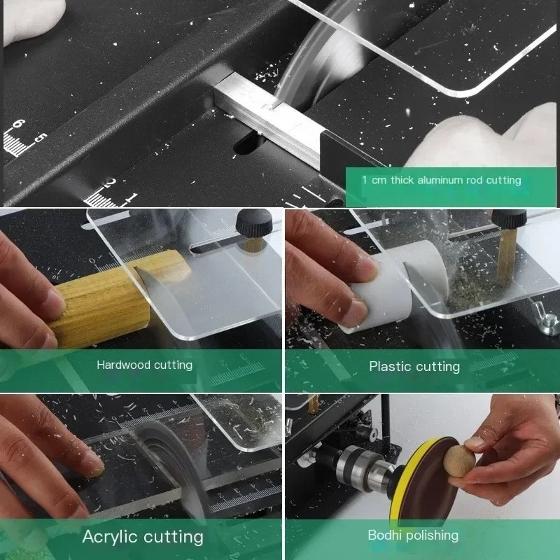 مايكرو منشار طاولة صغير لتقوم  - مراجعة Woodworking Electric Saw وسعره