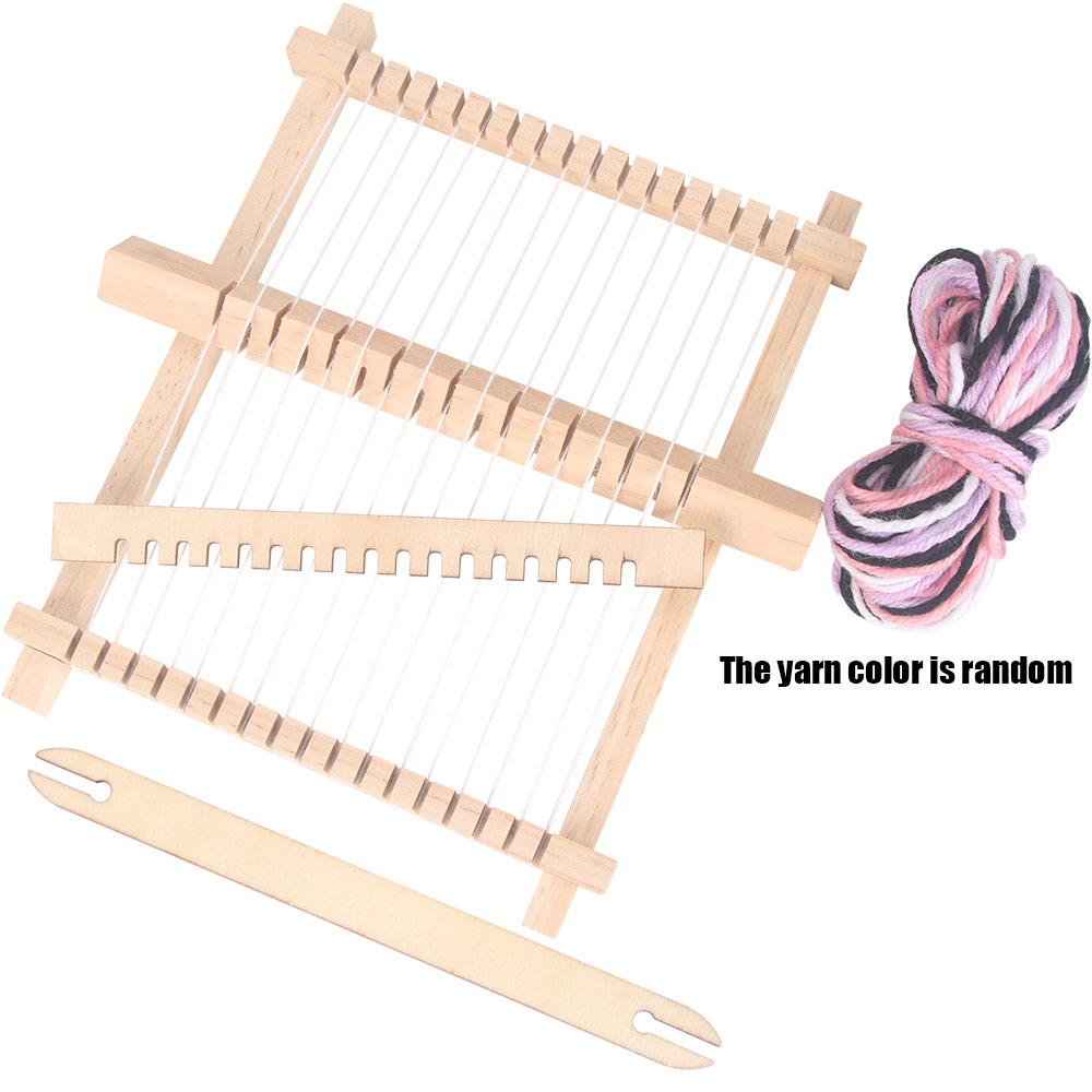 طقم نول نسيج خشبي صغير للحياكة - مراجعة Woodworking Diy Projects وسعره