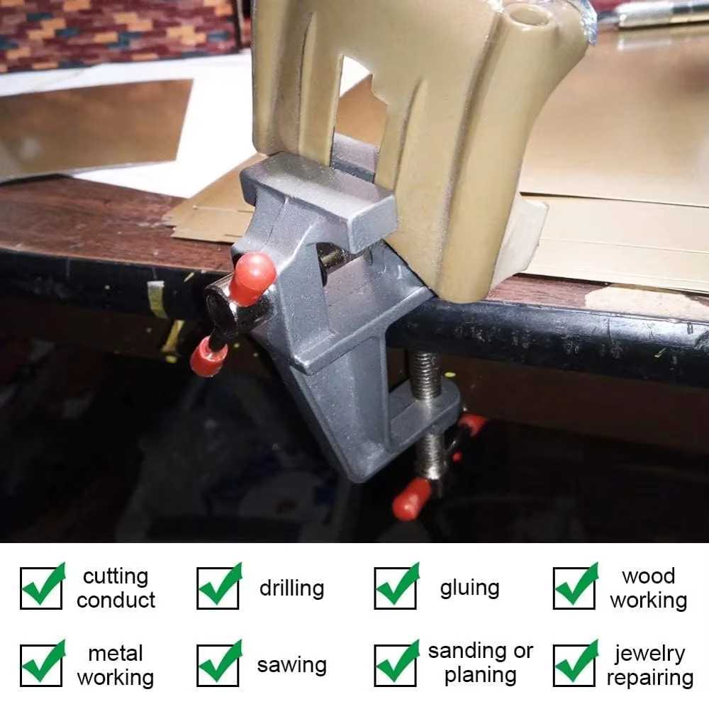 مكبس طاولة صغير متعدد الوظائف  - مراجعة Woodworking Bench Vise وسعره