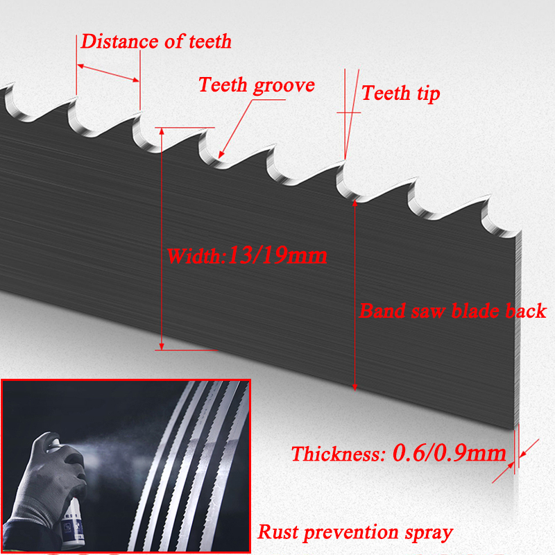 2360 2362 2400 2460 مللي متر M - مراجعة Band Saw Blade وسعره