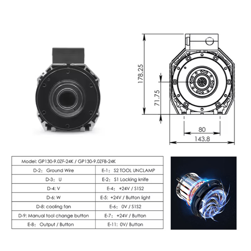 حار بيع 9kW ISO30 الصلب المغزل - مراجعة Woodworking Machinery For Sale وسعره
