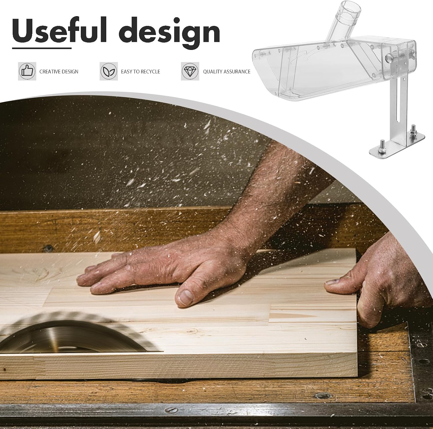 غطاء حماية شفاف لمنشار الطاولة - مراجعة Woodworking Electric Saw وسعره